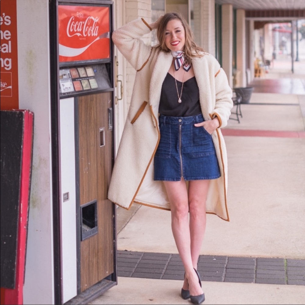 SALE ❤️❤️❤️ Madewell Sherpa Topcoat - Picture 6 of 10